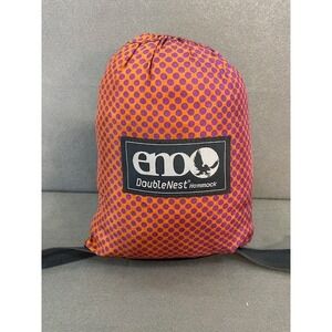 Eagles Nest Outfitters DoubleNest Hammock Orange Purple Polka Dot